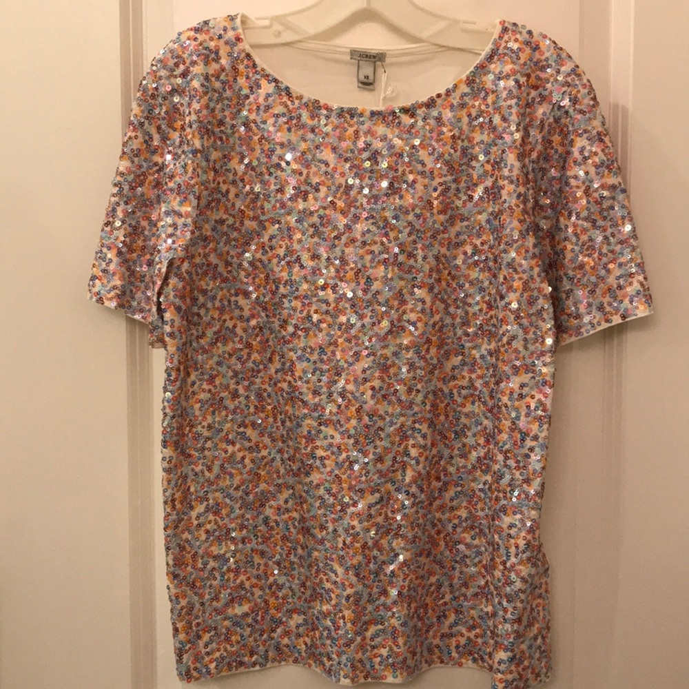 J. Crew sparkle top